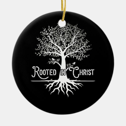 In godsnaam, Christelijk geloof en liefde in God Keramisch Ornament (Voorkant)