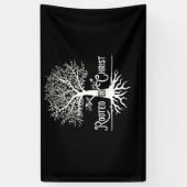 In godsnaam, Christelijk geloof en liefde in God Spandoek (Verticaal)