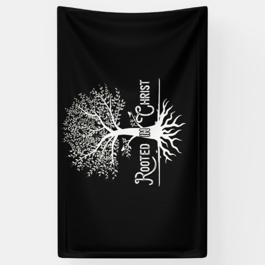 In godsnaam, Christelijk geloof en liefde in God Spandoek (Verticaal)