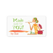 In goede smaak (aangepaste voeding/baketiketten) etiket (Voorkant)