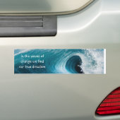 In golven van verandering Inspirerend verheffende  Bumpersticker (Op auto)