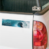 In golven van verandering Inspirerend verheffende  Bumpersticker (Op Truck)