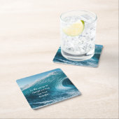 In golven van verandering Inspirerend verheffende  Kartonnen Onderzetters (Insitu)