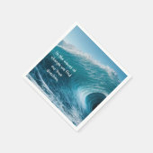 In golven van verandering Inspirerend verheffende Servet (Hoek)