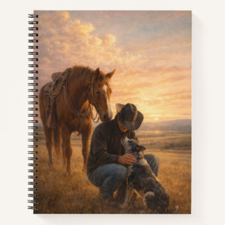 In Good Company | Cowboy Horse Dog | Notebook Notitieboek
