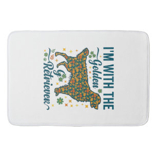 In Gouden Retriever Hond Halloween Pompoenen Blade Badmat