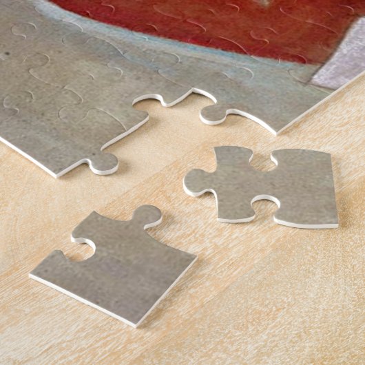 In Gray Kandinsky Modern Abstract Kunstwerk Legpuzzel (Zijkant)