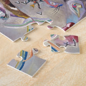 In Gray Kandinsky Modern Abstract Kunstwerk Legpuzzel (Zijkant)