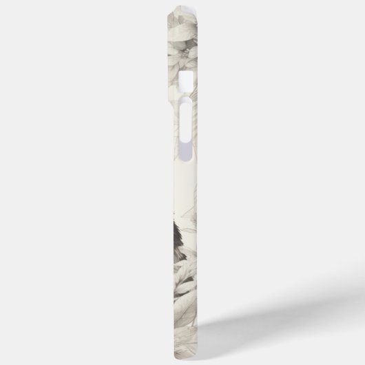 In Grays Silent Guardian Wolf Case-Mate iPhone Case (Achterkant / Links)