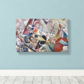 In grijs canvas afdruk (Insitu (Houten vloer))