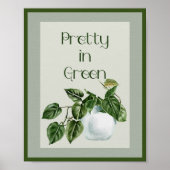  in Groen Plant van het Huis Poster (Voorkant)
