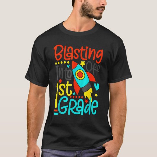 in groep 1 terug naar school t-shirt (Voorkant)