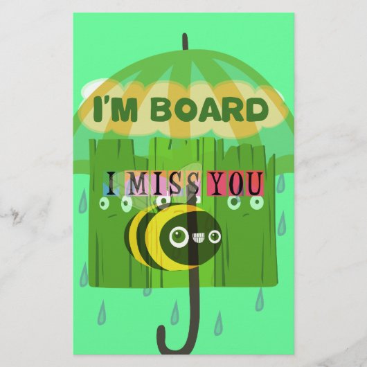 In grote lijnen mis ik je: Inspirerend tekst Briefpapier (Voorkant)