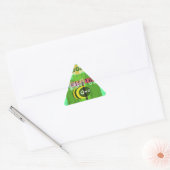 In grote lijnen mis ik je: Inspirerend tekst Sticker (Envelop)