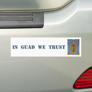 In Guad vertrouwen we Bumpersticker