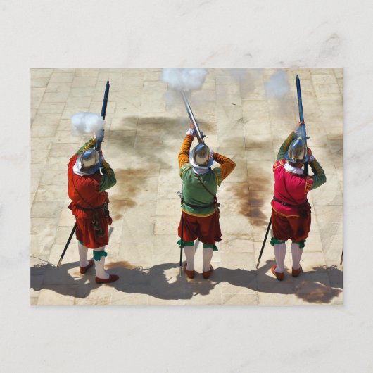 In Guardia Re-Enactment 2015 at St Elmo Valletta Briefkaart (Voorkant)