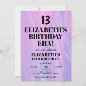 In haar 13e verjaardagsfeestje kaart (Voorkant)