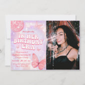 In haar 18e verjaardagsfeestje kaart (Voorkant)