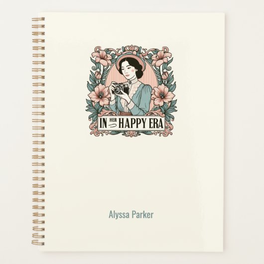 In Haar Gelukkige Era Dagelijkse Planner voor Vrou (Voorkant)