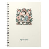 In haar gelukkige tijdperk grillig cadeau Notitieb Notitieboek (Voorkant)