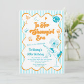 In haar Showgirl Era Schattige Fun 30th Birthday P Kaart (Staand voorkant)