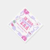 In haar tiener tijdperk verjaardagsfeestje servet (Hoek)