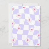 In haar tiener tijdperk versie verjaardagsfeestje kaart (Achterkant)