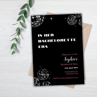 In Haar Tijdperk Bachelorette Feest Kaart