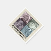 In haar verjaardag tijdperk foto tijdperken verjaa servet (Hoek)