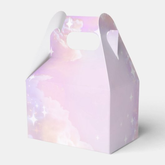 In haar verjaardagsfeestje bedankdoosjes (Achterkant)