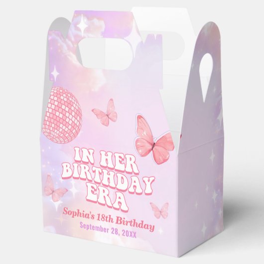 In haar verjaardagsfeestje bedankdoosjes (Geopend)