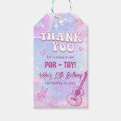 In haar verjaardagsfeestje cadeaulabel (Voorkant)