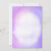 In haar verjaardagsfeestje kaart (Achterkant)