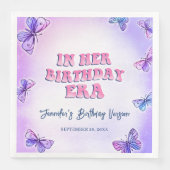 In haar verjaardagsfeestje servet (Voorkant)