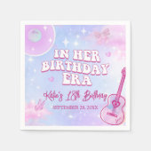 In haar verjaardagsfeestje servet (Voorkant)