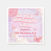 In haar verjaardagsfeestje servet (Voorkant)