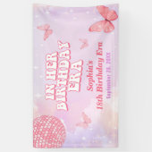 In haar verjaardagsfeestje spandoek (Verticaal)