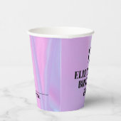 In haar verjaardagstijd 13de verjaardagsfeest papieren bekers (Rechts)