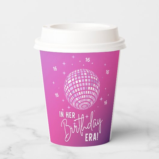 In haar verjaardagstijdperk, Era Party, Eras Party Papieren Bekers (Achterkant)