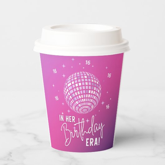 In haar verjaardagstijdperk, Era Party, Eras Party Papieren Bekers (Voorkant)