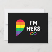 In haar ziet ze de mijne matchen voor trots lesbis (Achterkant)