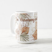 In Harmonie met de Wilde Mok | Boho Keramische Bek (Voorkant links)
