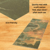 In harmonie met het universum yogamat