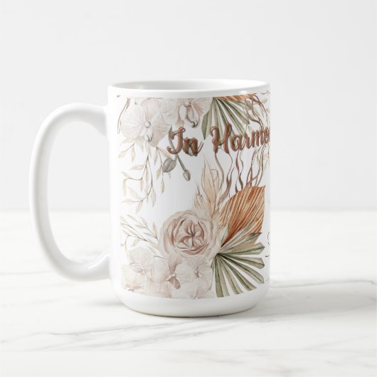 In Harmony with the Wild Mug | Boho Ceramic Cup Koffiemok (Links)