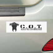 In Harm's Way C.O.T. Bumpersticker (Op auto)