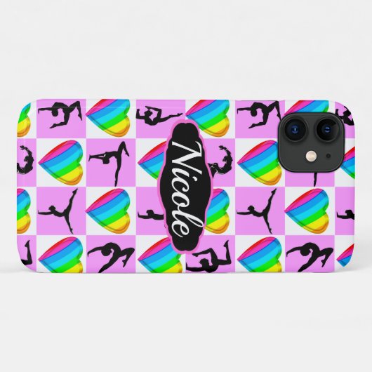 IN HART GYMNASTIEK GEPERSONALISEERD Case-Mate iPhone CASE (Achterkant (horizontaal))