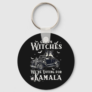 In heksen stemmen we voor de Halloween verkiezing Sleutelhanger