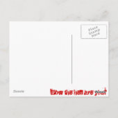 In Hell Briefkaart (Achterkant)