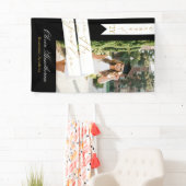 In Her Grad Era Elegant Photo Graduation Party Spandoek (Insitu)