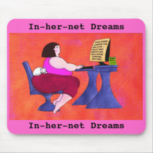 In-her-net dromen muismat